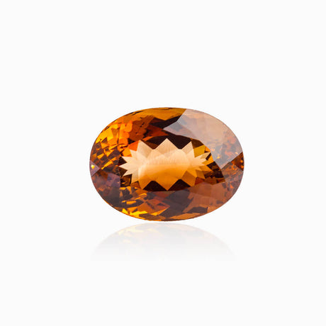 Natural Oval Champagne Imperial Topaz | Saratti Gems