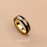 Two Tone Men's Band Comfort Fit Band