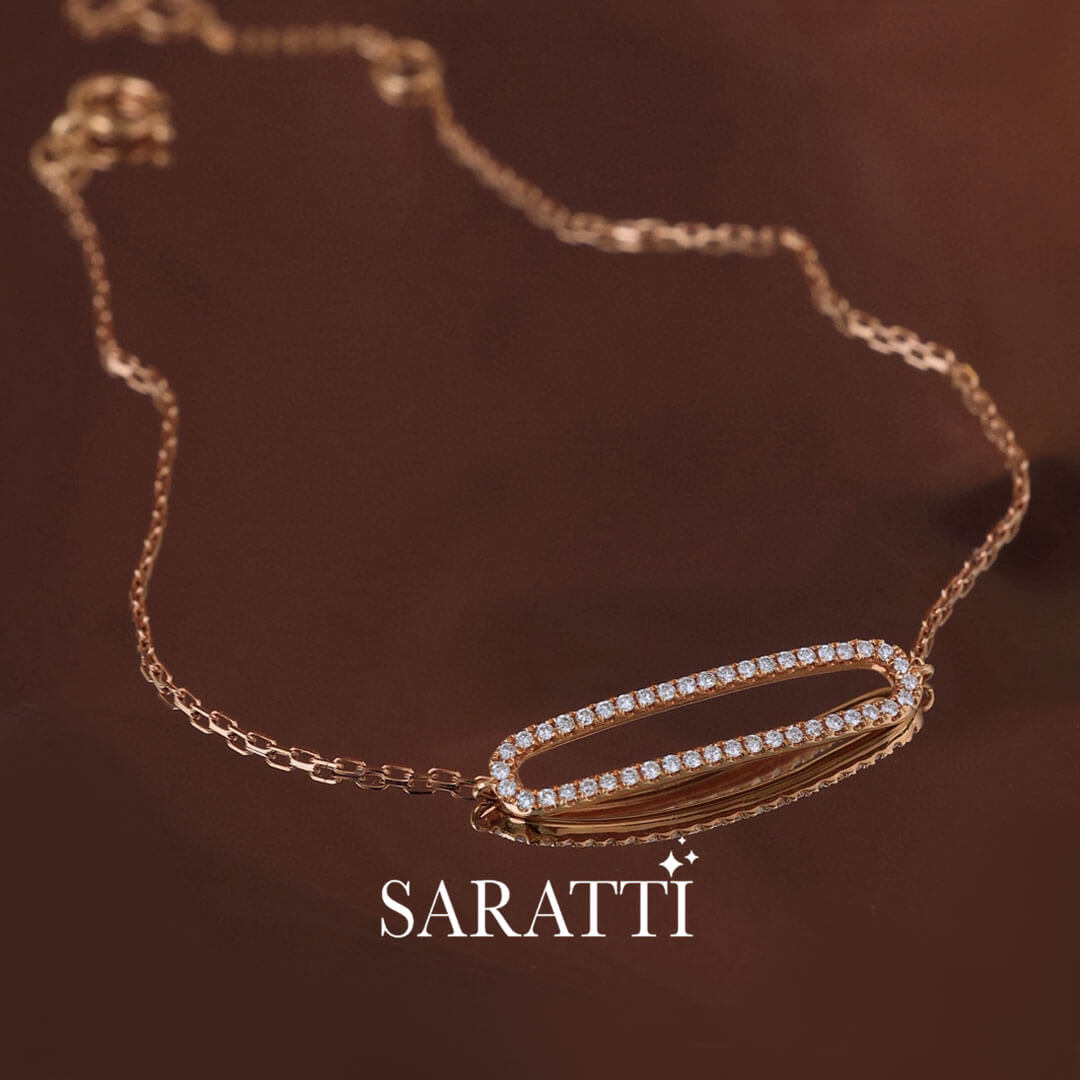 The Saren Classic Diamond Bracelet for Women | Saratti 