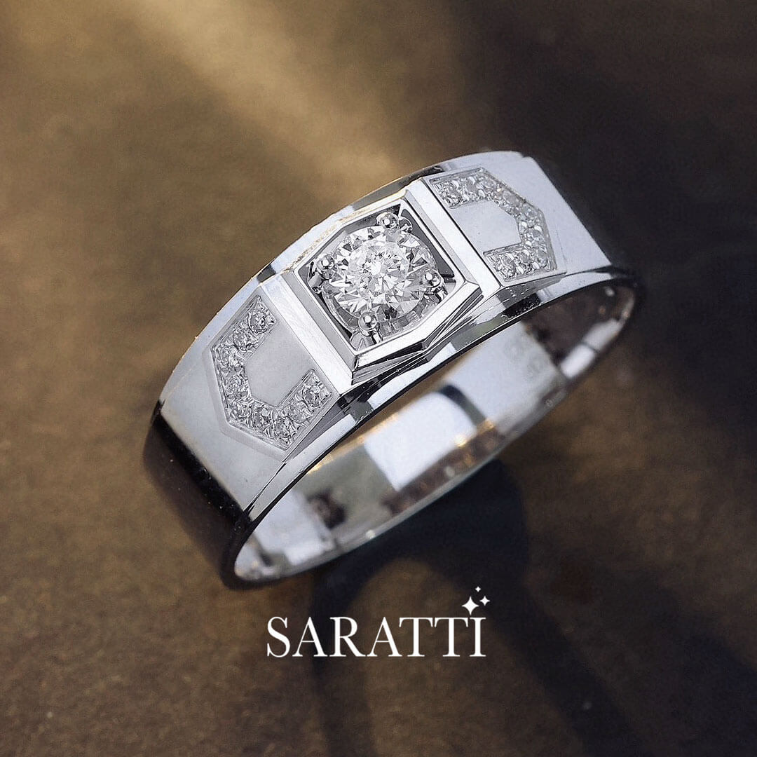 Art Deco Escalade Diamond Ring