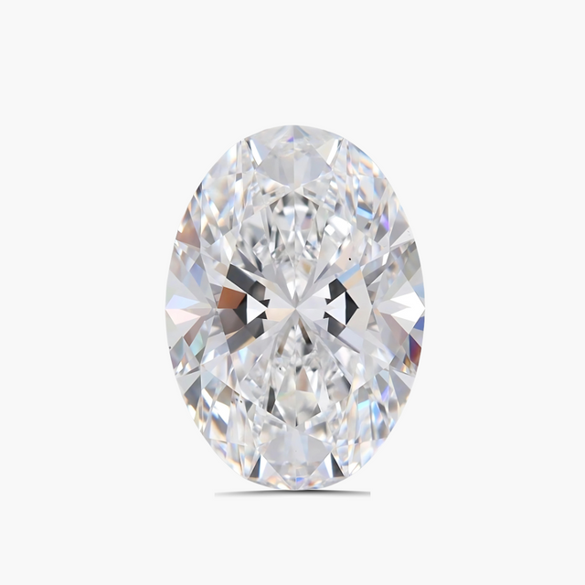 E-colored 5-carat Oval Lab diamond | Saratti