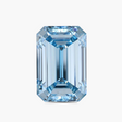 Emerald Cut Fancy Intense Blue Lab Diamond | Saratti