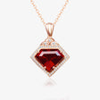  Elysian Flame  Rubellite Tourmaline Pendant - SARATTI
