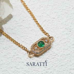 Occulus Hera Antique Emerald Necklace