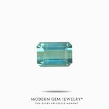 Exquisite Emerald Aquamarine Gem | Modern Gem Jewelry | Saratti