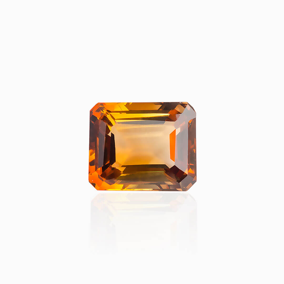 12x10 mm. 5.36 ct. high quality Genuine imperial Topaz Gem Type Natural 100 %