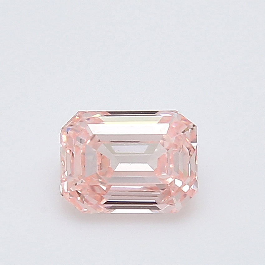 Emerald Cut Pink Natural Diamond Gemstone | Saratti