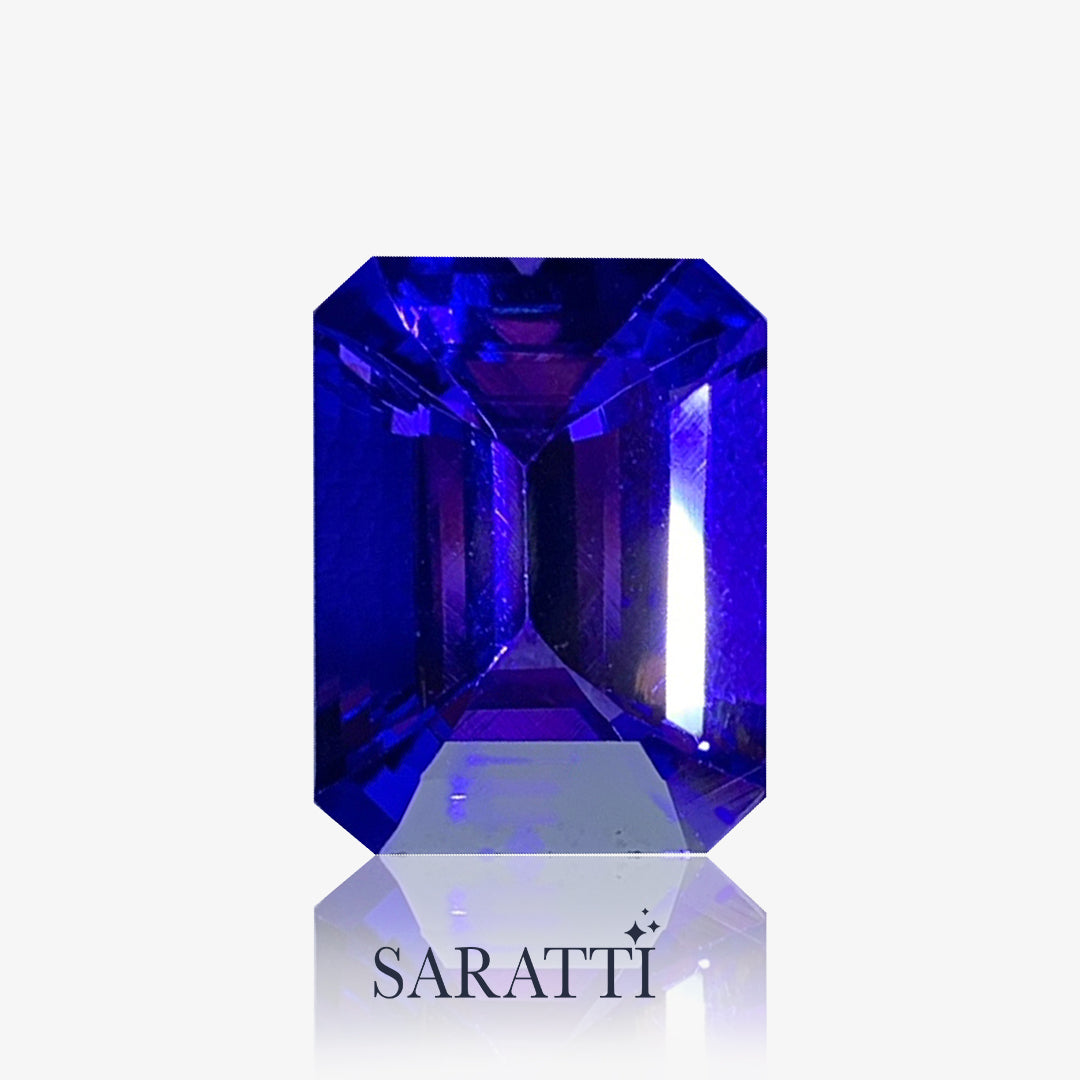 Emerald Cut 7.70ct Natural Tanzanite Gemstone