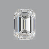 Emerald Cut E Color Natural Diamond Loose Stone | GIA Certified