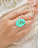 Exceptional 100.31 ct Scale single faceted gemstone