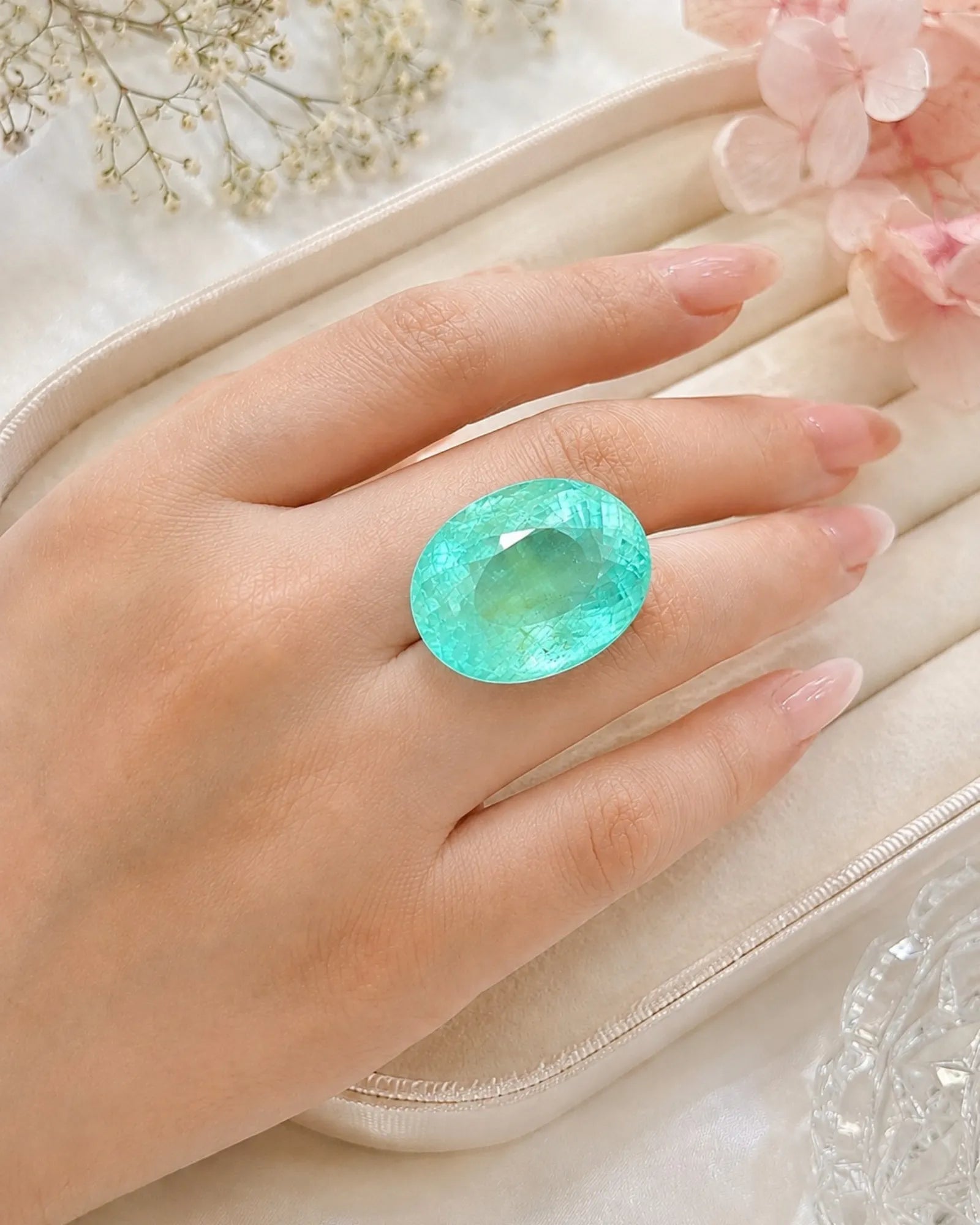 Exceptional 100.31 ct Scale single faceted gemstone