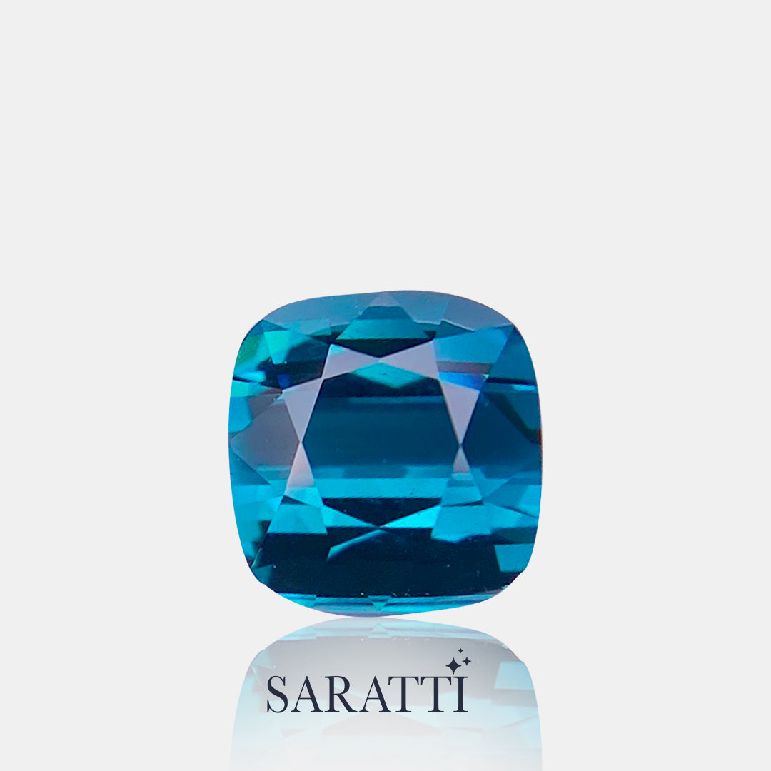 Eye Clean Blue Tourmaline Gemstone | SARATTI