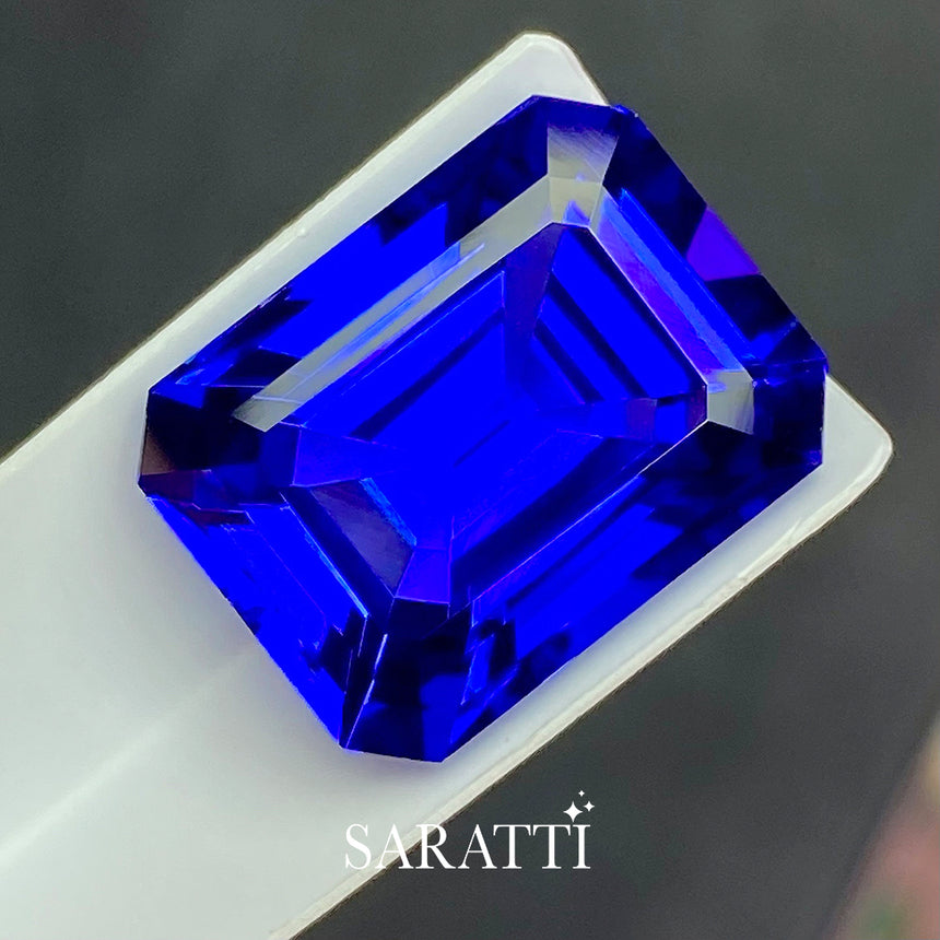 Eye Clean Natural Tanzanite Blue-Violet | SARATTI  