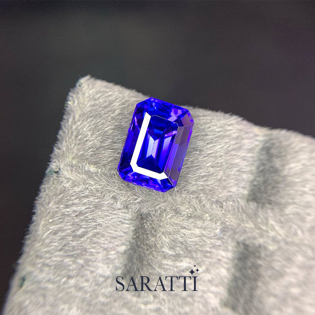Eye Clean Natural Tanzanite Blue Violet | SARATTI  
