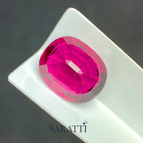 Eye Clean Rubellite Tourmaline Cushion Gemstone  
