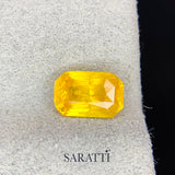 Eye Clean Yellow Sapphire Radiant Shape | SARATTI  
