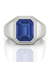 Imperium Sapphire Signet Ring