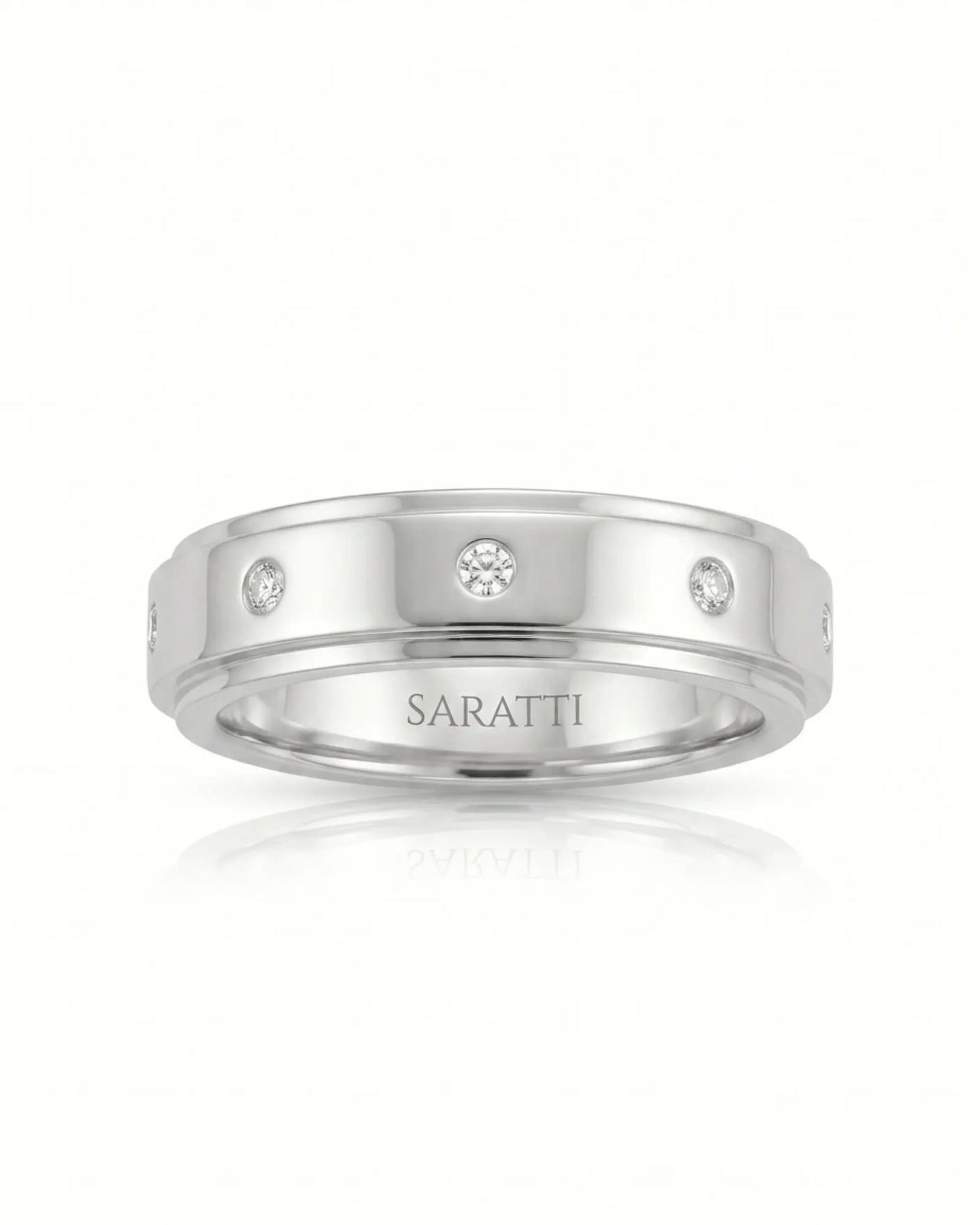 Trinity Diamond Wedding Band