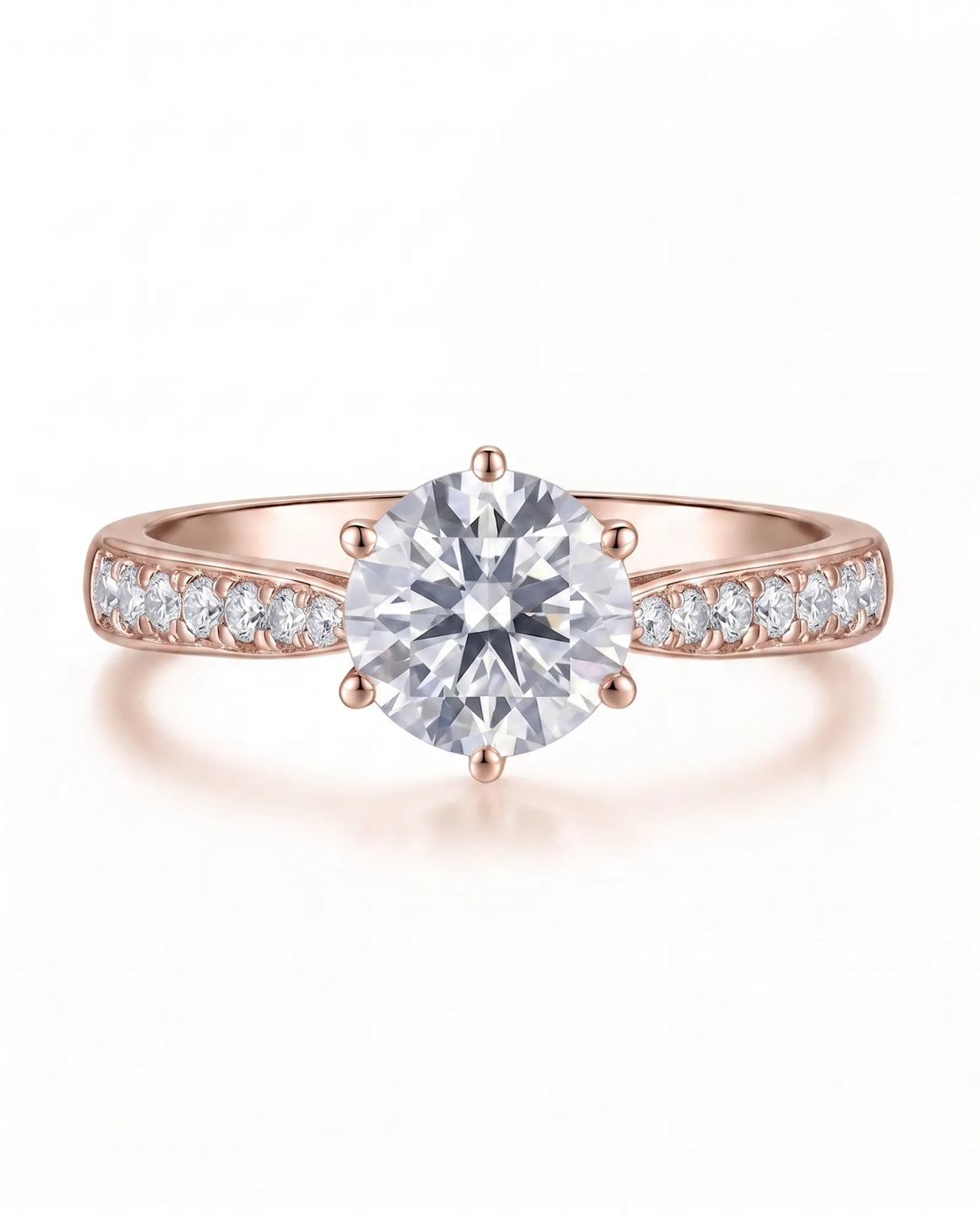 Ema – Natural Round Diamond Six-Prong Engagement Ring