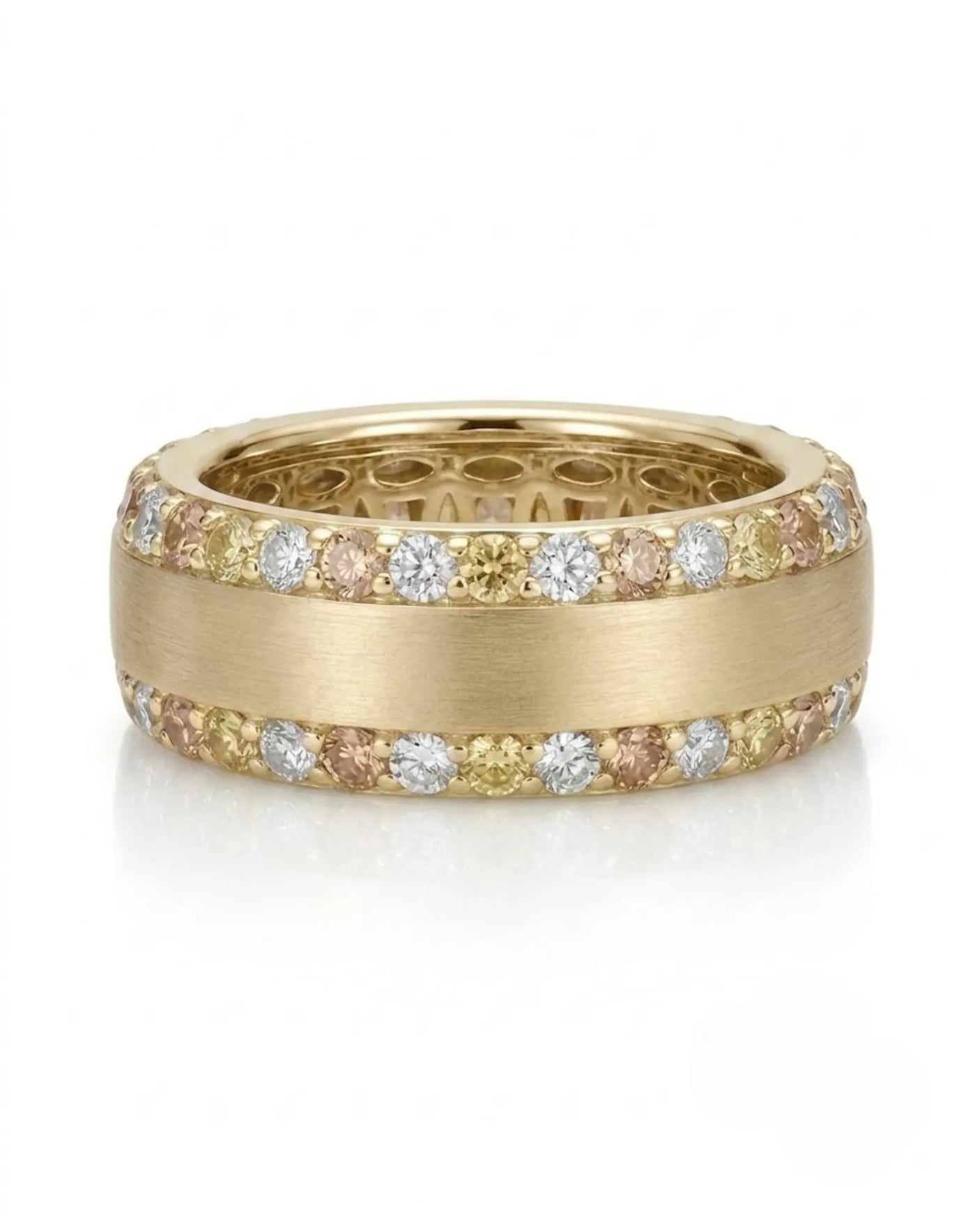 Imperium Golden Diamond Eternity Band