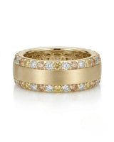 Imperium Golden Diamond Eternity Band