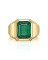 Aurelius Emerald Signet Ring