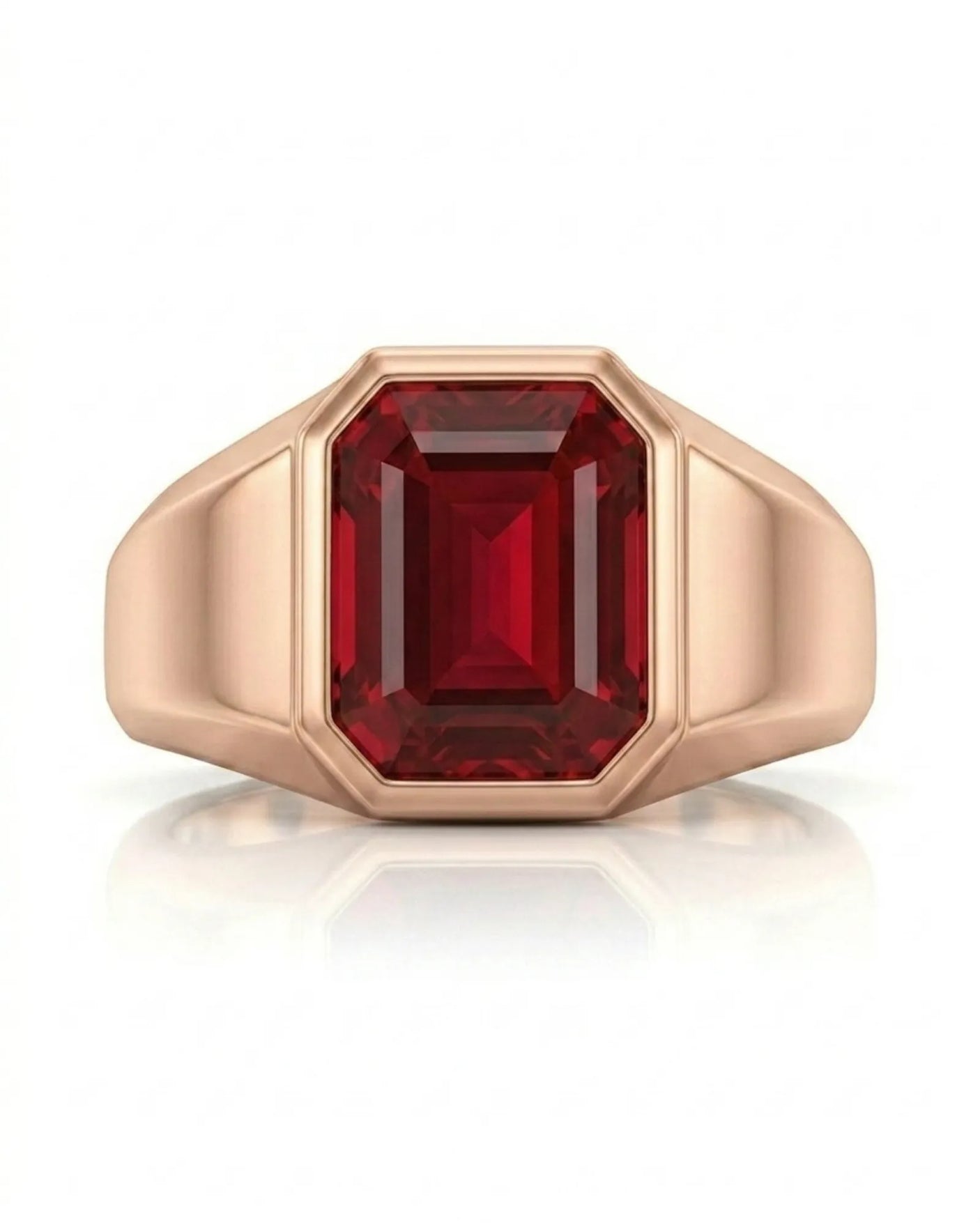 Sovereign Ruby Signet Ring