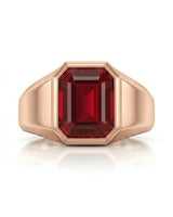 Sovereign Ruby Signet Ring