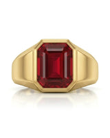 Sovereign Ruby Signet Ring