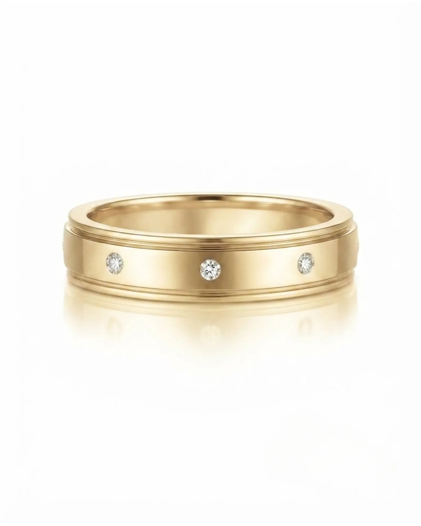Trinity Diamond Wedding Band