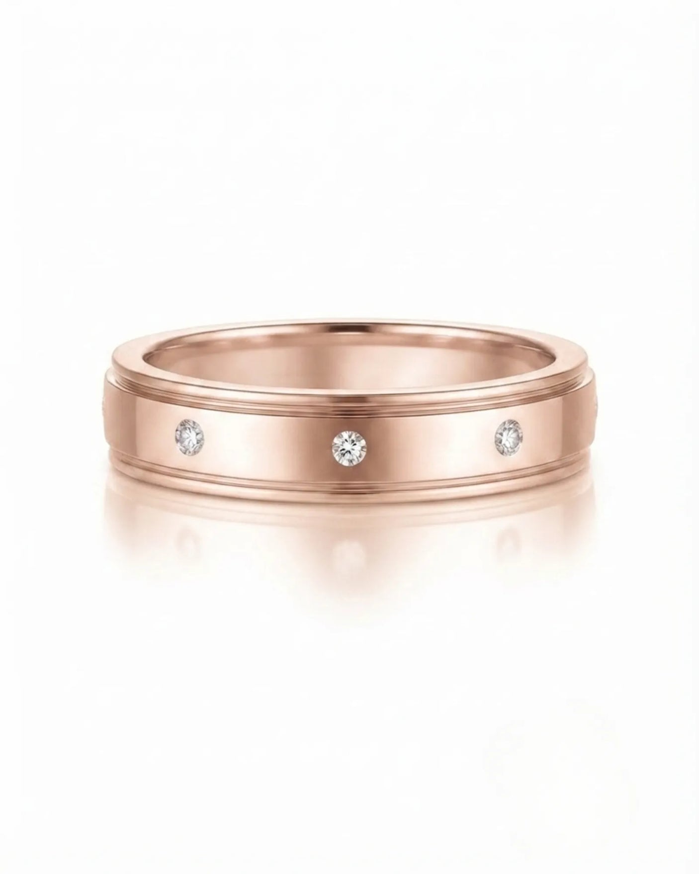 Trinity Diamond Wedding Band