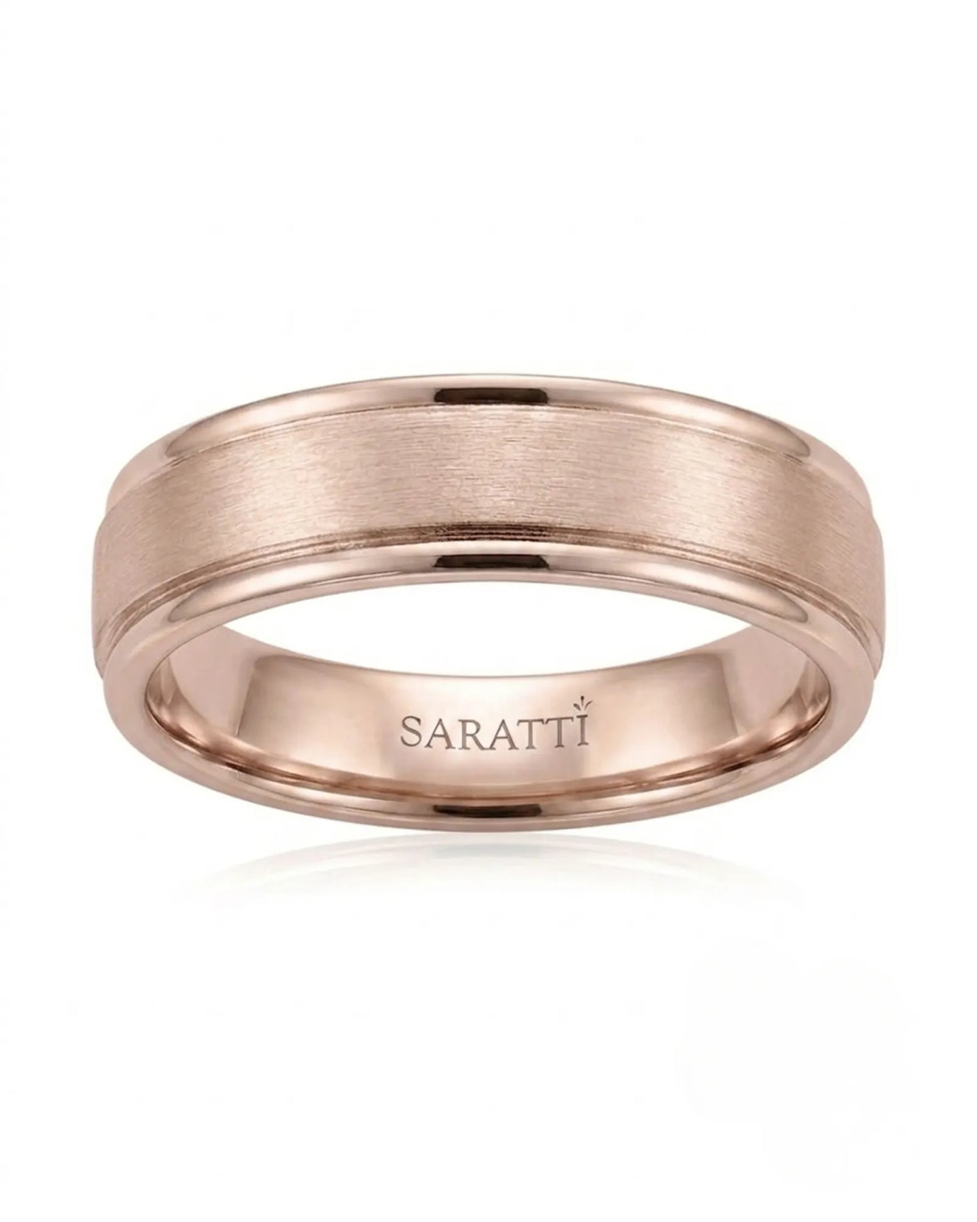 Orion Satin Duo Wedding Band