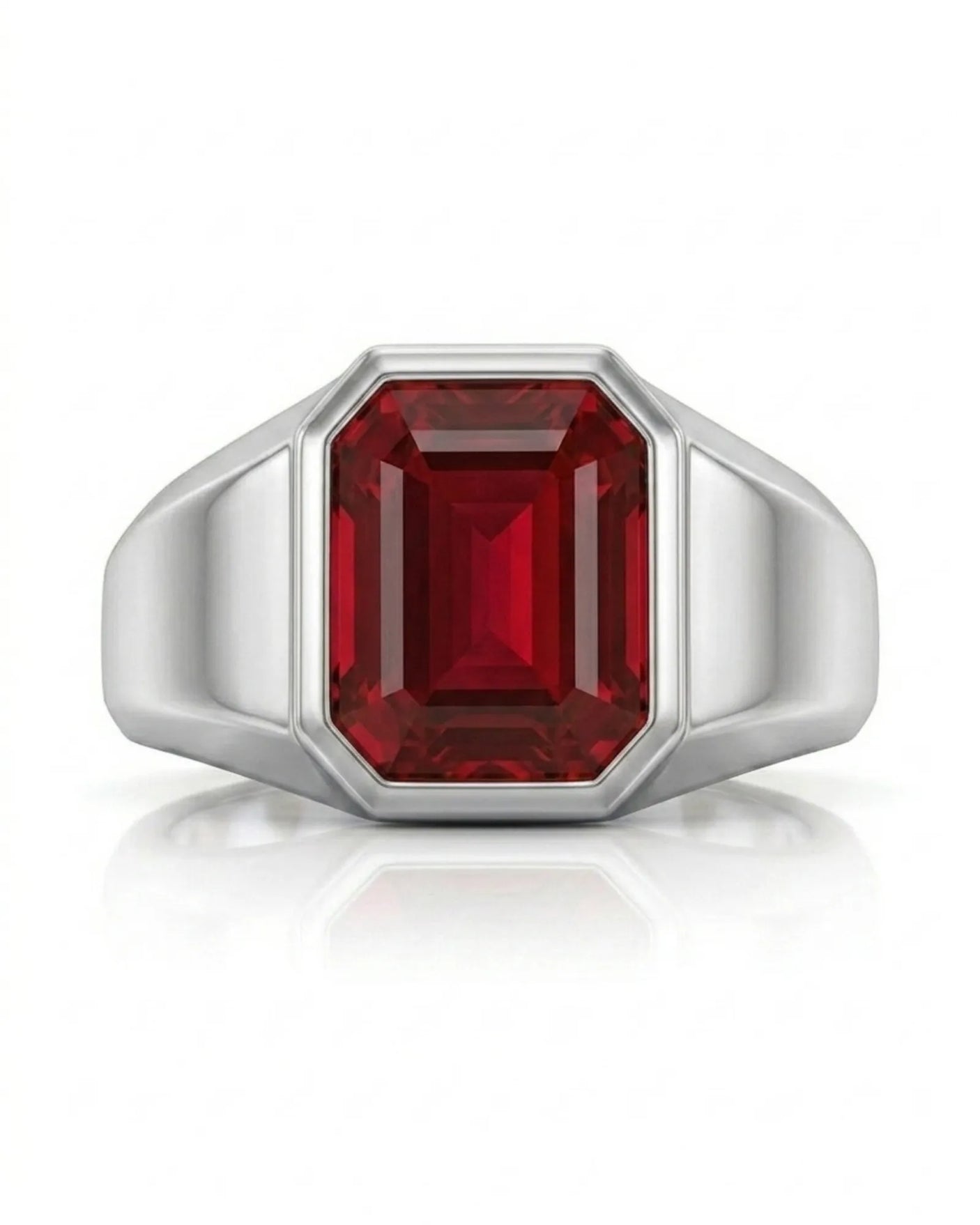 Sovereign Ruby Signet Ring