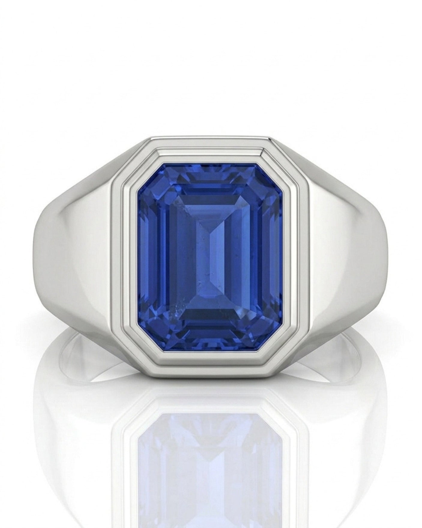 Imperium Sapphire Signet Ring