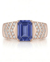 Valerian Tanzanite Diamond Ring