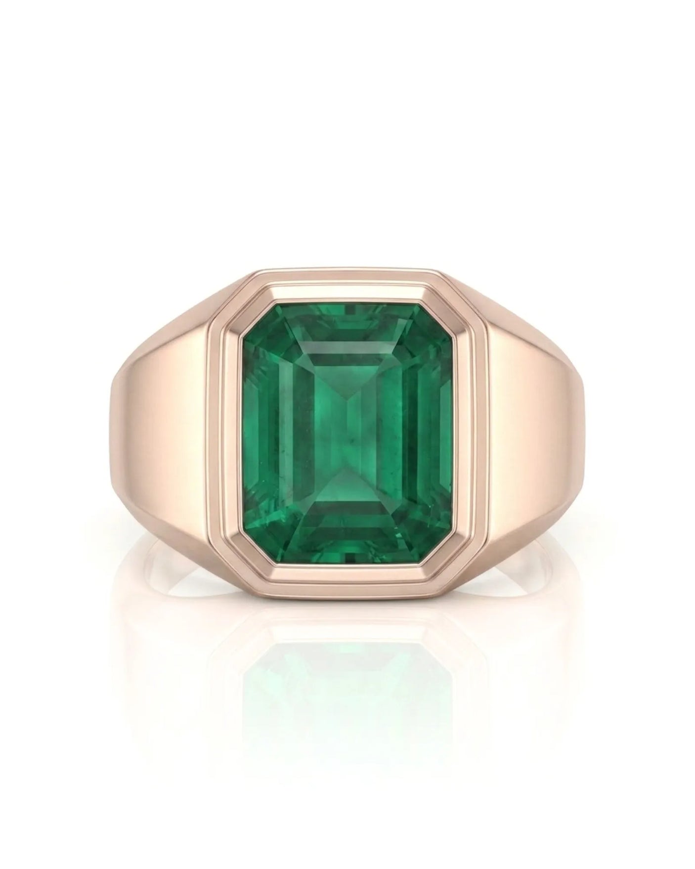 Aurelius Emerald Signet Ring