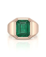 Aurelius Emerald Signet Ring