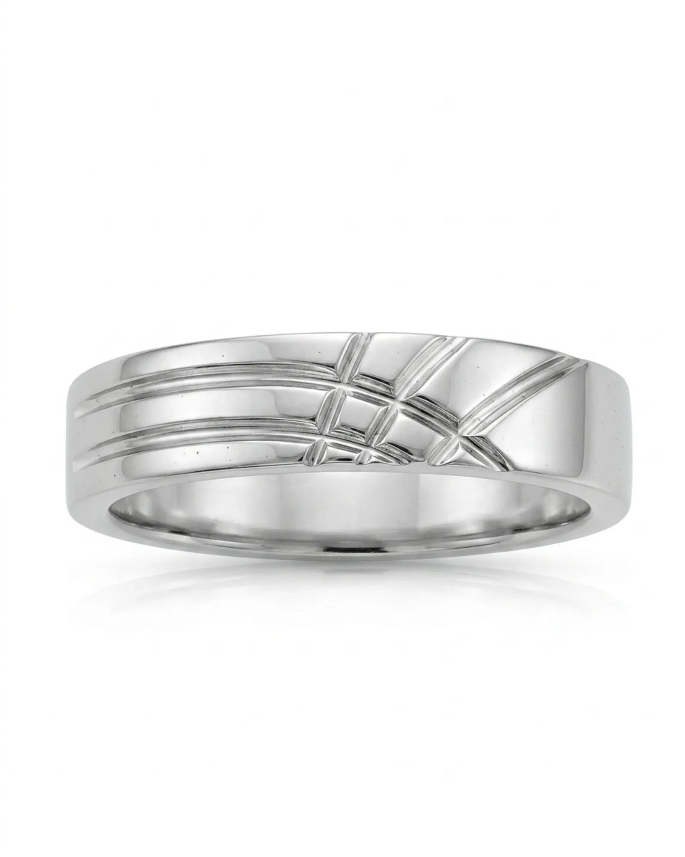 Axis Vector Wedding Band