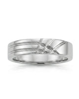 Axis Vector Wedding Band