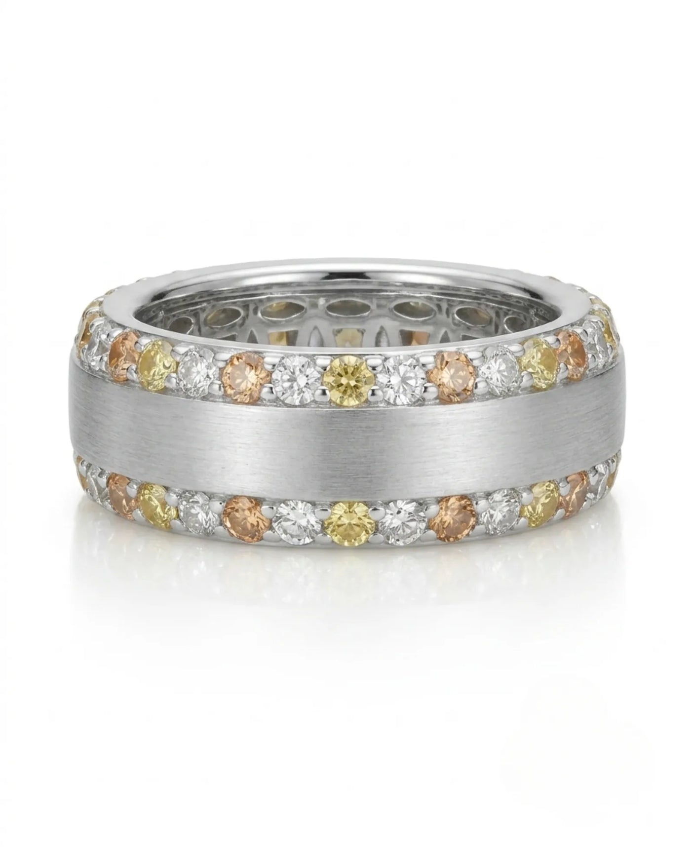 Imperium Golden Diamond Eternity Band
