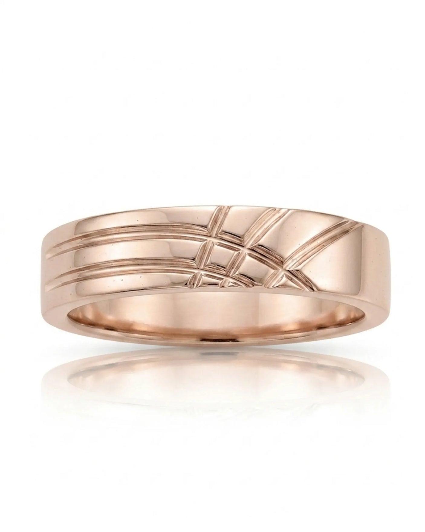 Axis Vector Wedding Band