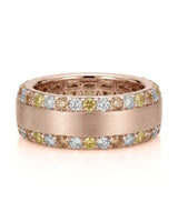 Imperium Golden Diamond Eternity Band