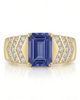 Valerian Tanzanite Diamond Ring