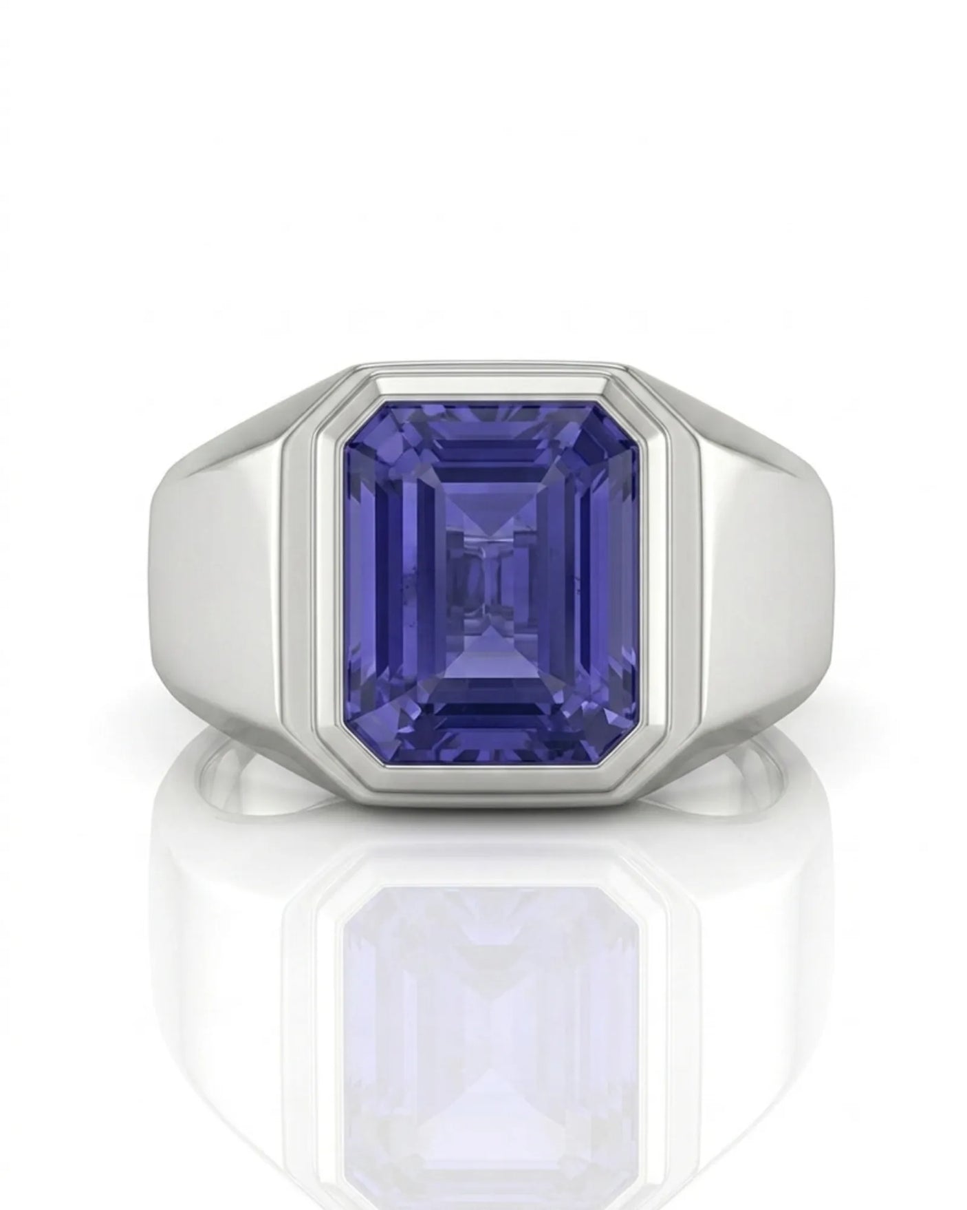 Orion Tanzanite Signet Ring