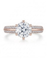Aniya – Seraphic Charm Natural Round Diamond Six-Prong Engagement Ring