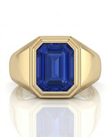 Imperium Sapphire Signet Ring