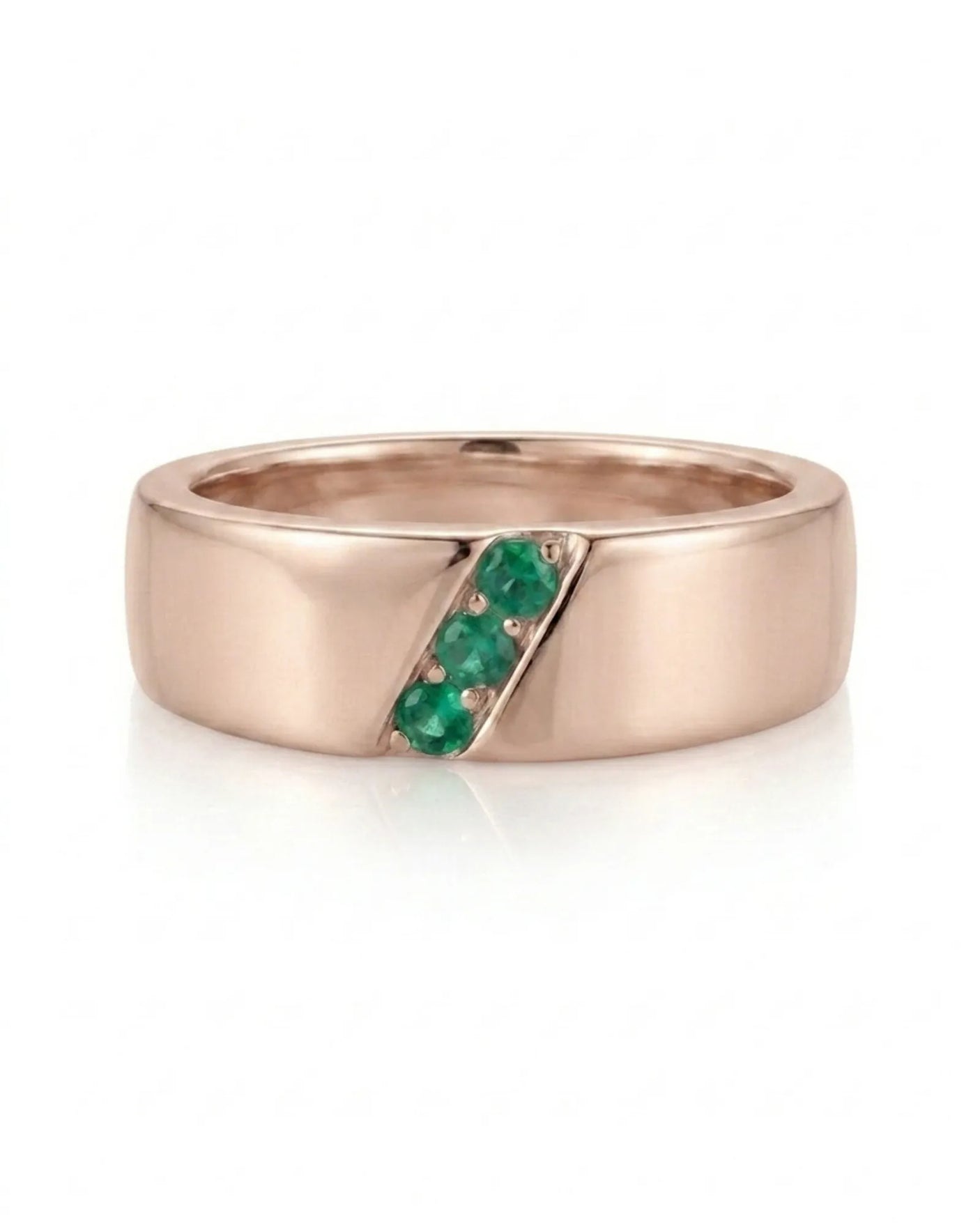 Imperium Emerald Triad Ring