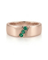 Imperium Emerald Triad Ring