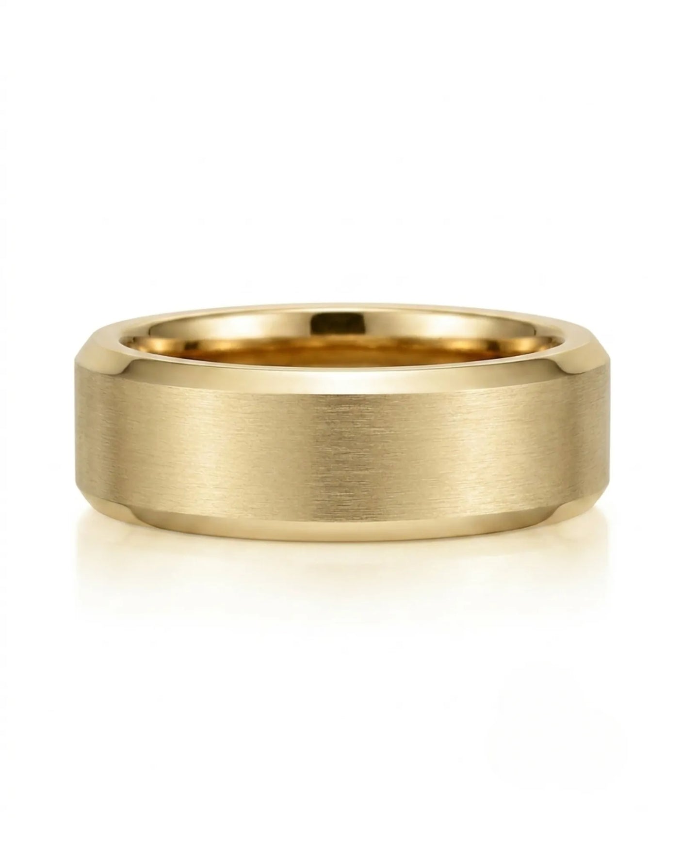 Axis Satin Wedding Band