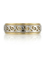 Aurelian Scroll Wedding Band